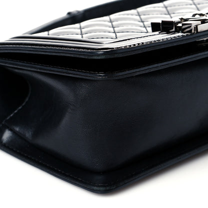 Chanel Patent Calfskin Quilted Small Boy Flap Black 8 of 13