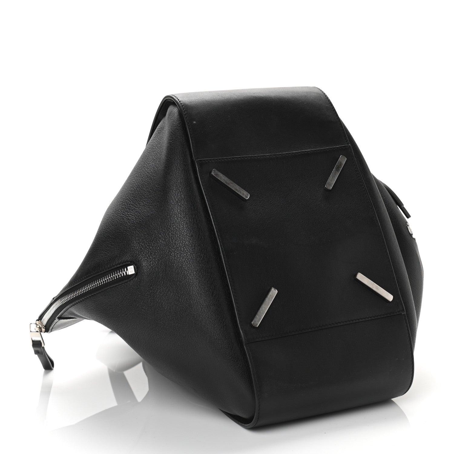 Loewe Calfskin Medium Hammock Shoulder Bag Black 4 of 10