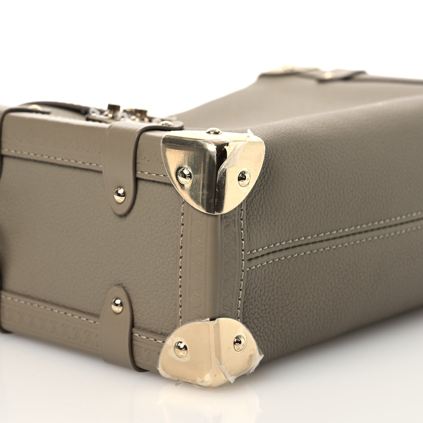 Calfskin Side Trunk MM Taupe