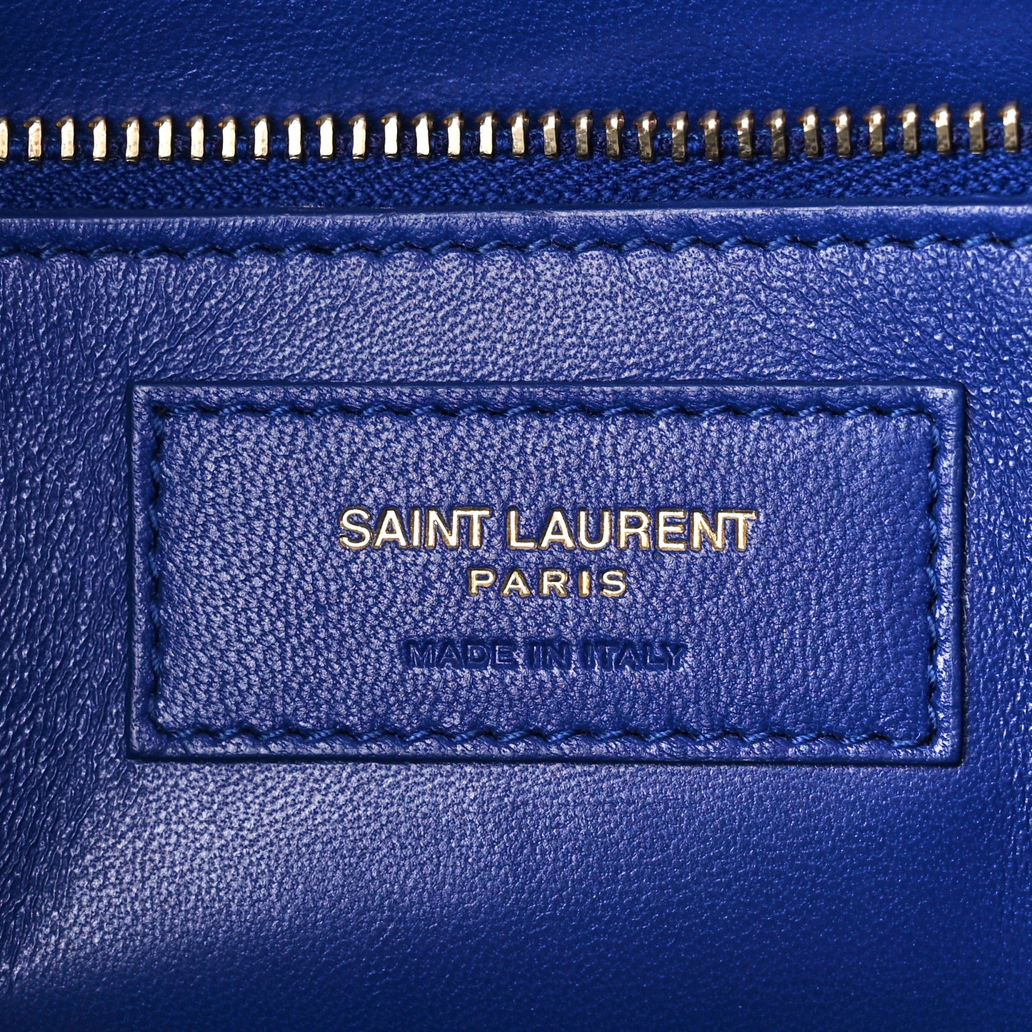 Smooth Calfskin Carre Satchel Royal Blue
