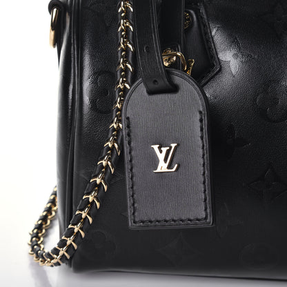 Louis Vuitton Monogram Ink Speedy BB Black 10 of 11