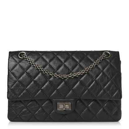 Chanel Aged Calfskin Quilted 2.55 Reissue 226 Flap Black 1 of 9