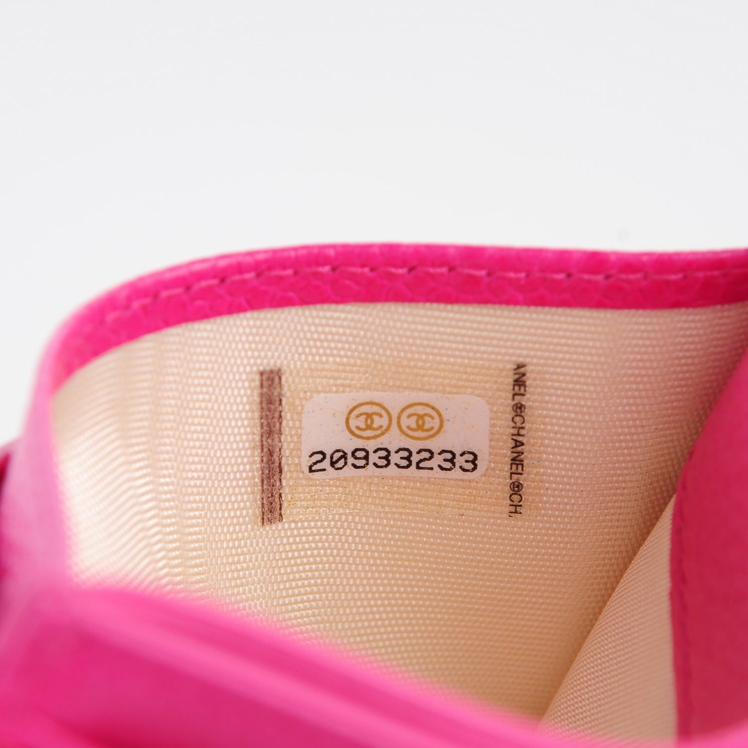 Chanel Caviar Quilted Card Holder Pink 7 of 8