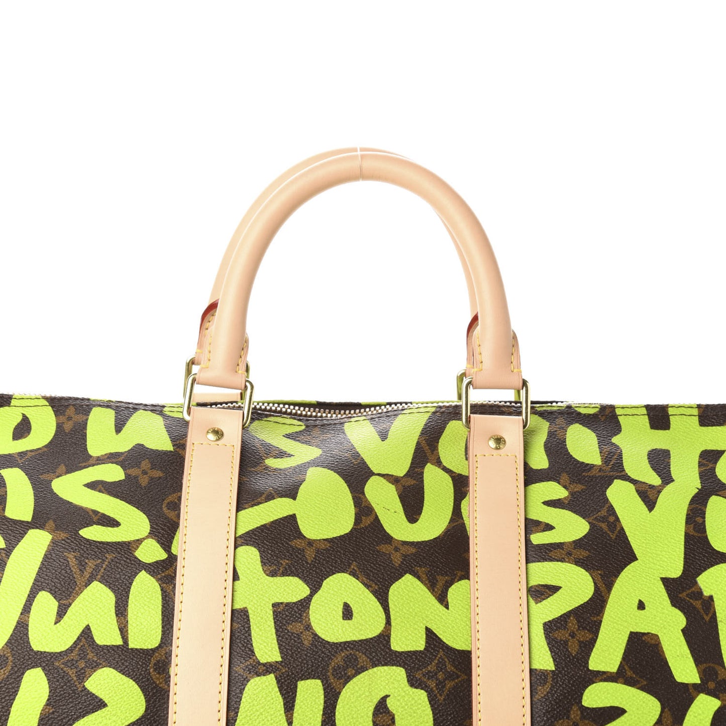 Monogram Graffiti Keepall 50 Green