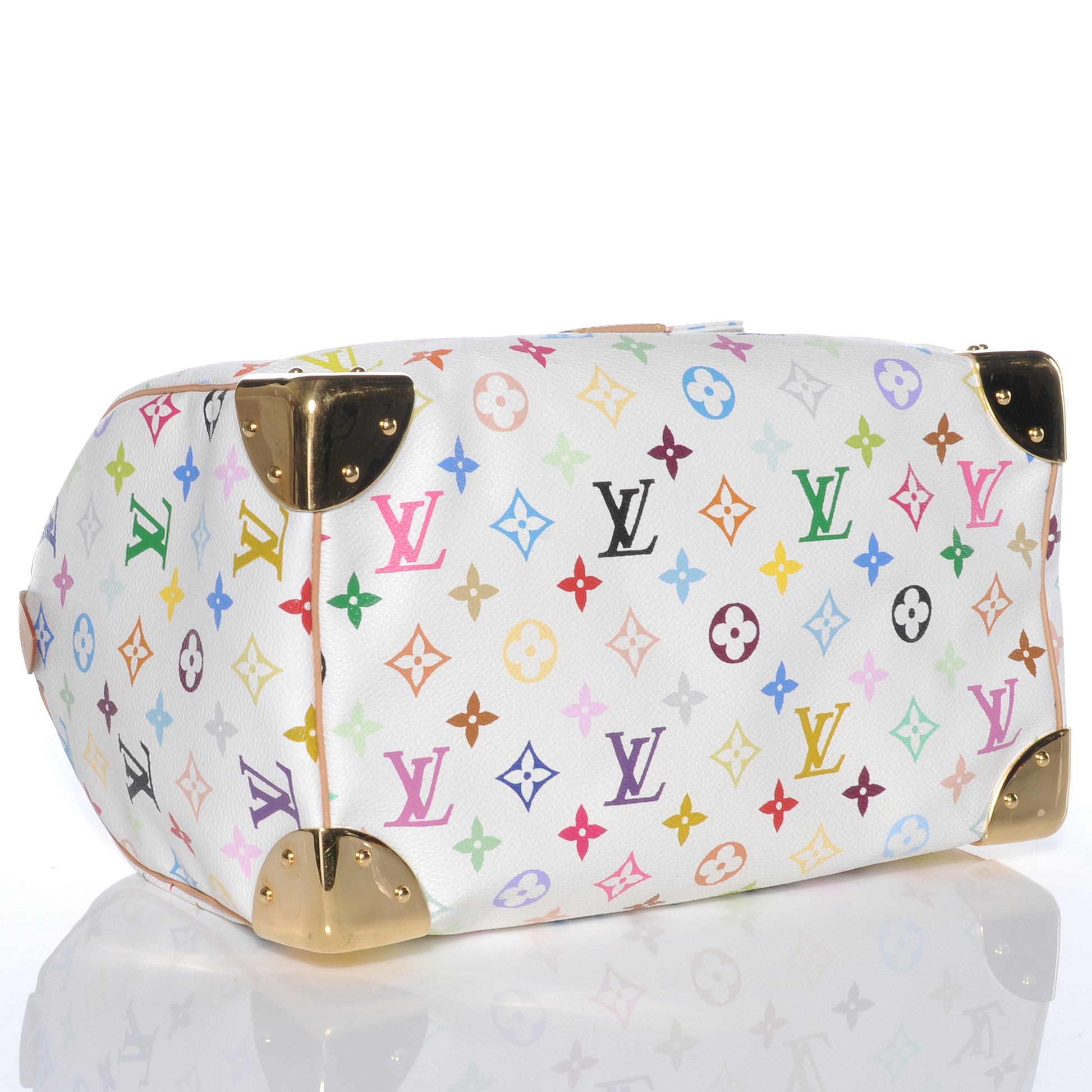 Louis Vuitton Monogram Multicolor Speedy 30 White 4 of 7