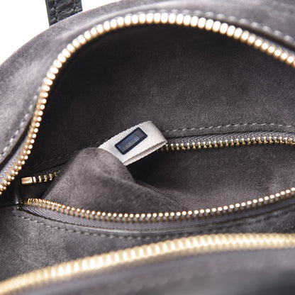 Jimmy Choo Suede Small Varenne Bowling Bag Dusk 8 of 11