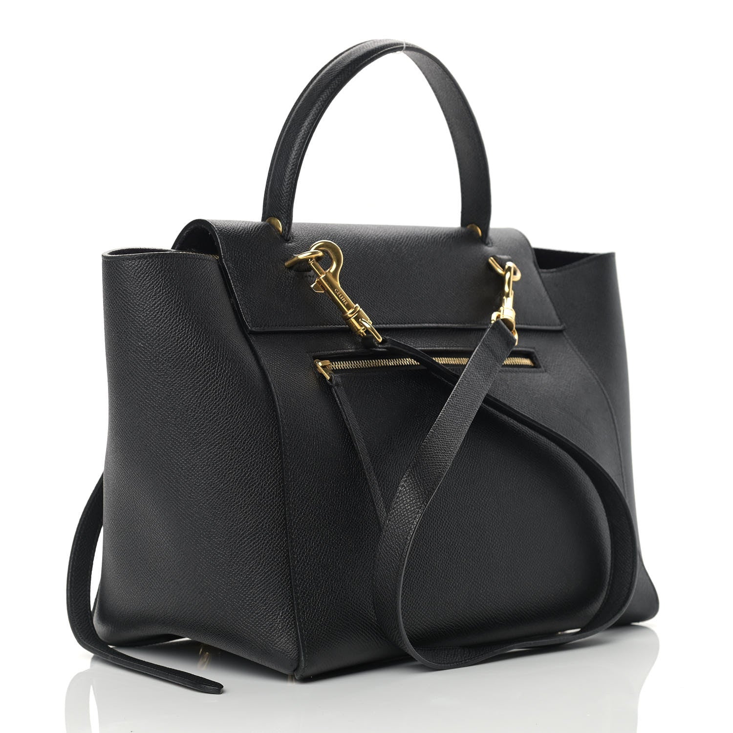 Celine Grained Calfskin Mini Belt Bag Black 3 of 21