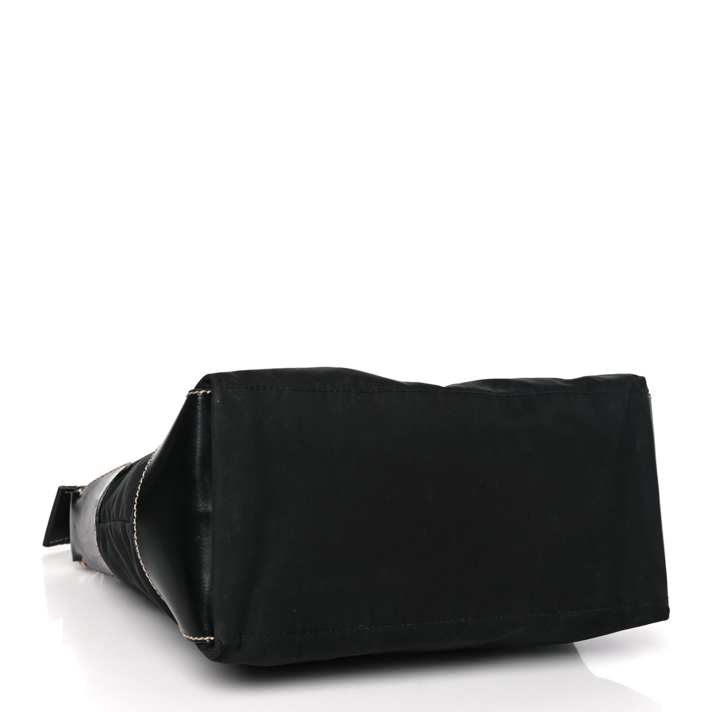 Tessuto Nylon Vitello Hobo Black