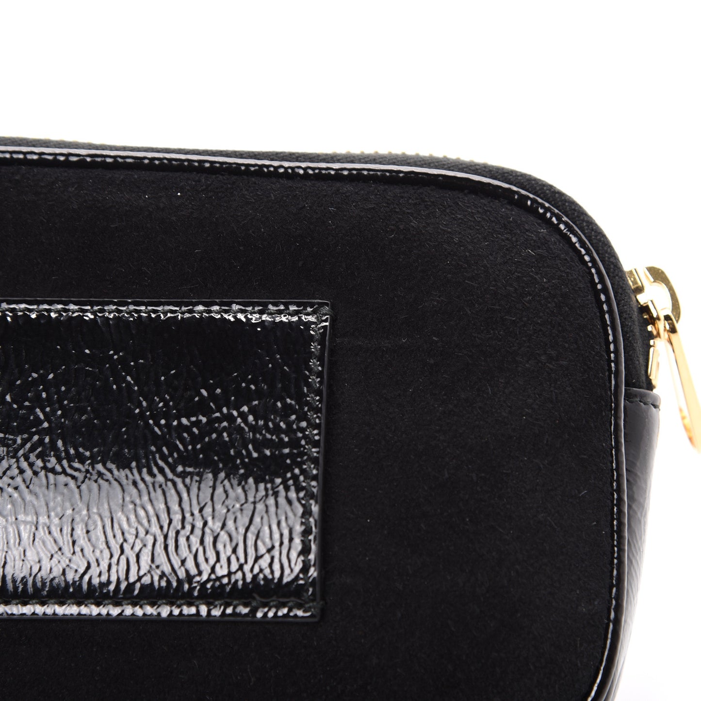 Suede Patent Ophidia Belted iPhone Case 95 38 Black
