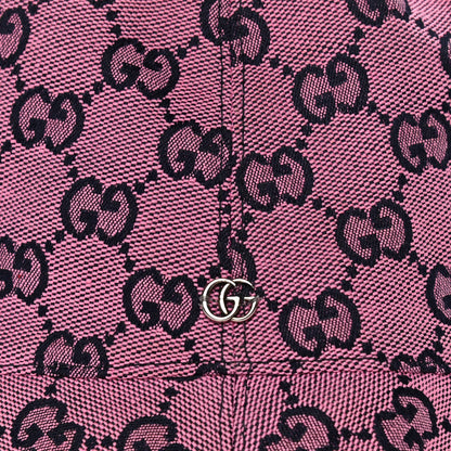 Gucci Canvas Monogram Fedora L Pink Blue 4 of 8