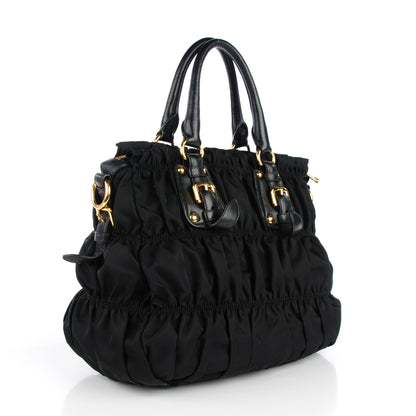 Prada Tessuto Nylon Gaufre Tote Nero Black 3 of 10