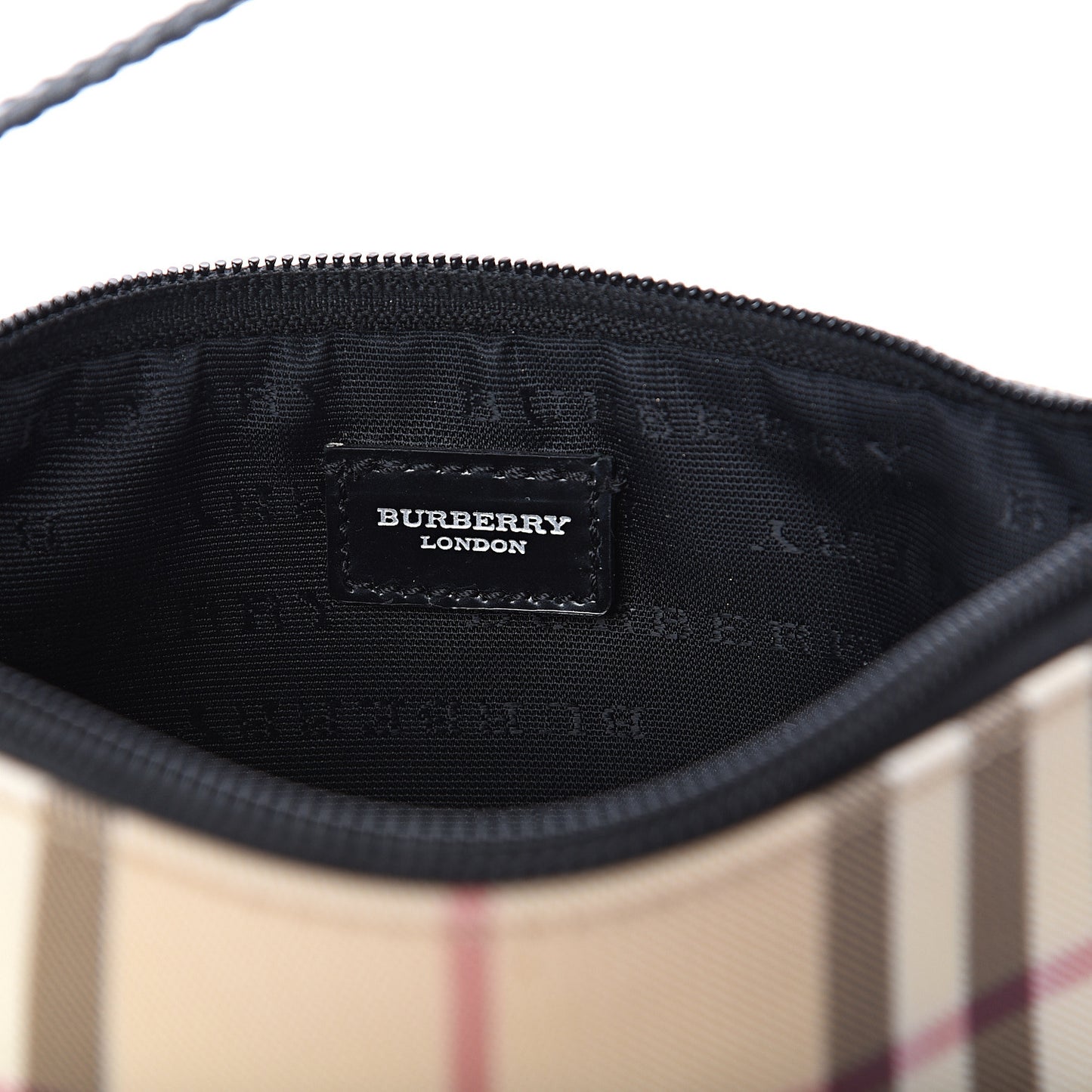 House Check Shoulder Bag Black