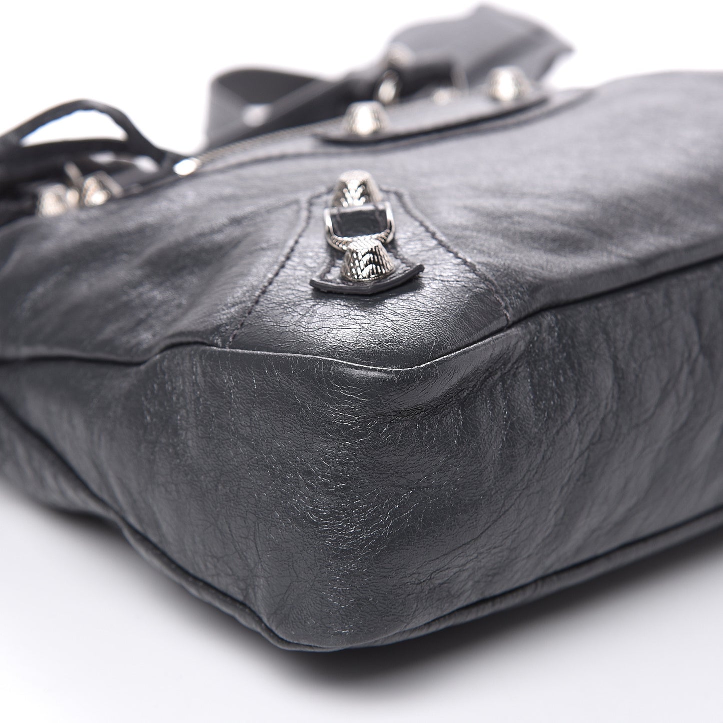 Agneau Giant 12 Silver Hardware Town Gris Tarmac