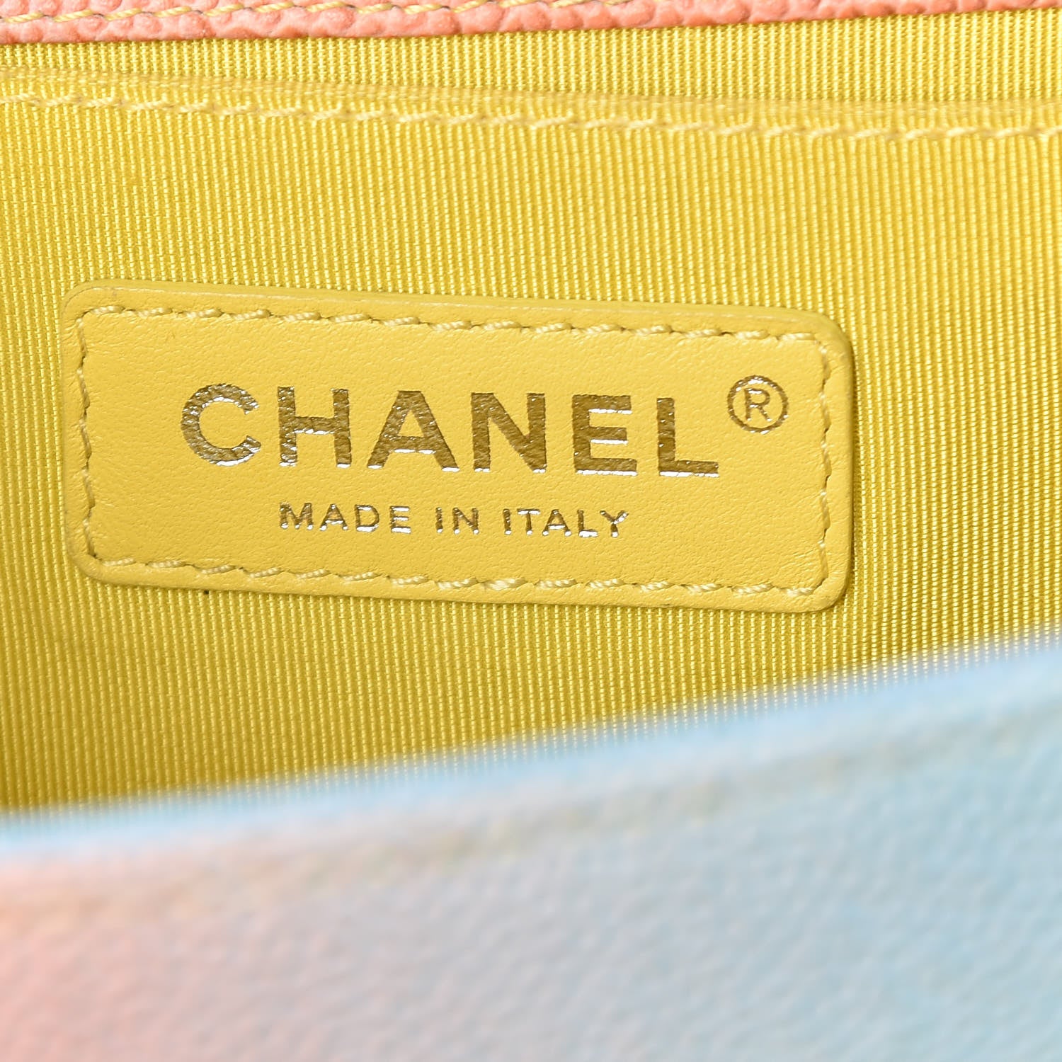 Chanel Caviar Quilted Medium Cuba Rainbow Boy Flap Multicolor 6 of 14