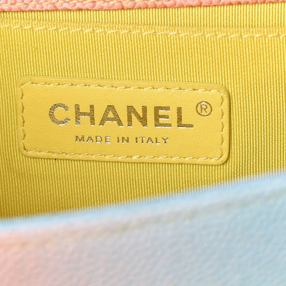 Chanel Caviar Quilted Medium Cuba Rainbow Boy Flap Multicolor 6 of 14