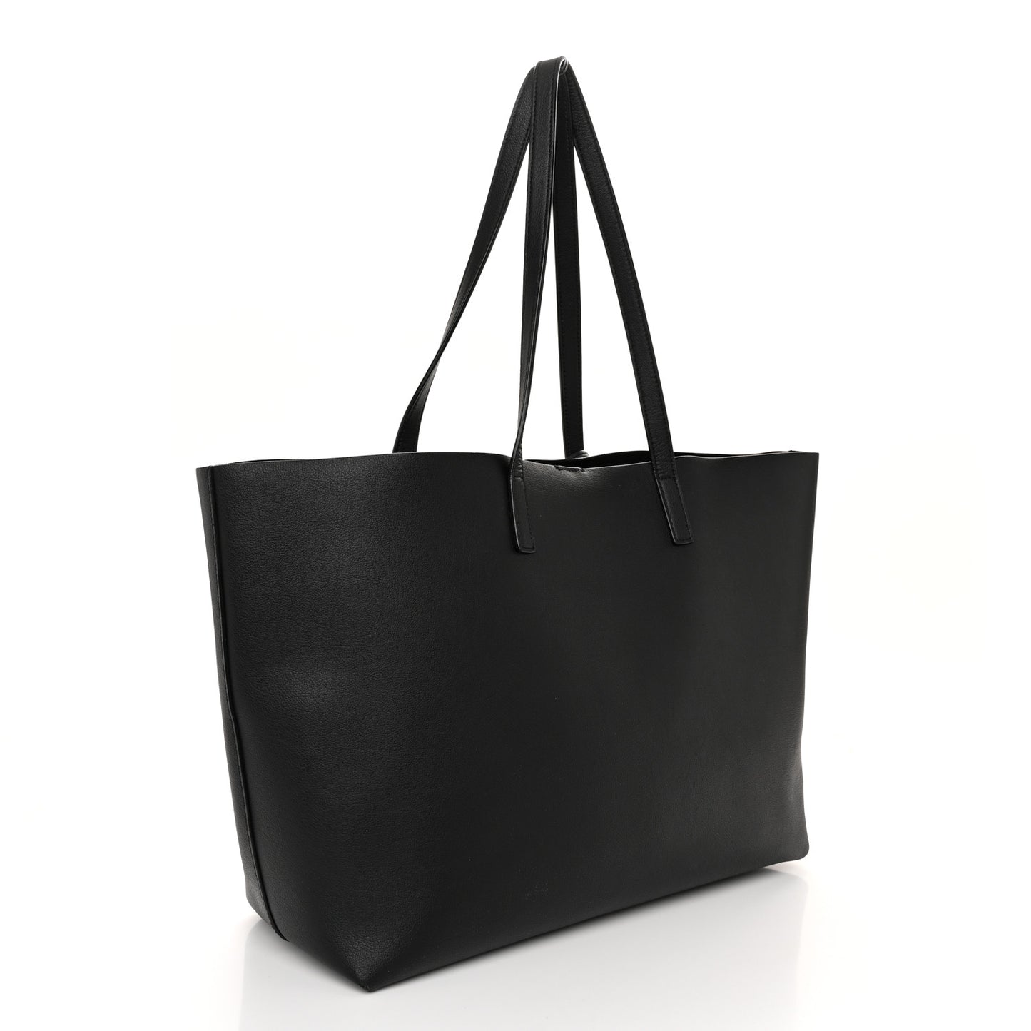 Calfskin Large Shopping Tote Black