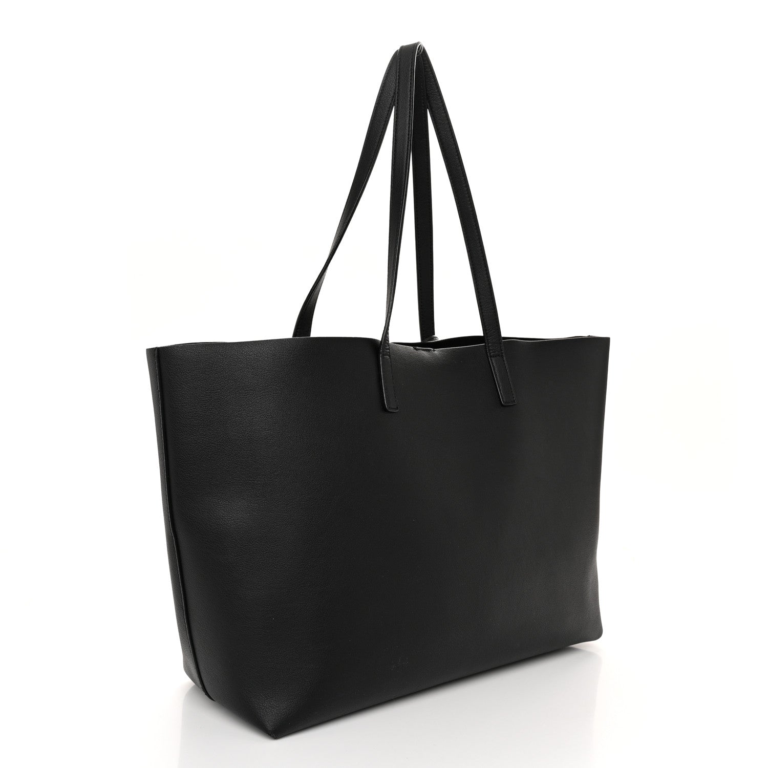 Saint Laurent Calfskin Large Shopping Tote Black 4 of 12