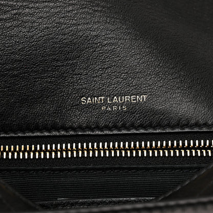 Saint Laurent Lambskin Matelasse Monogram Medium Niki Chain Satchel Black 7 of 11