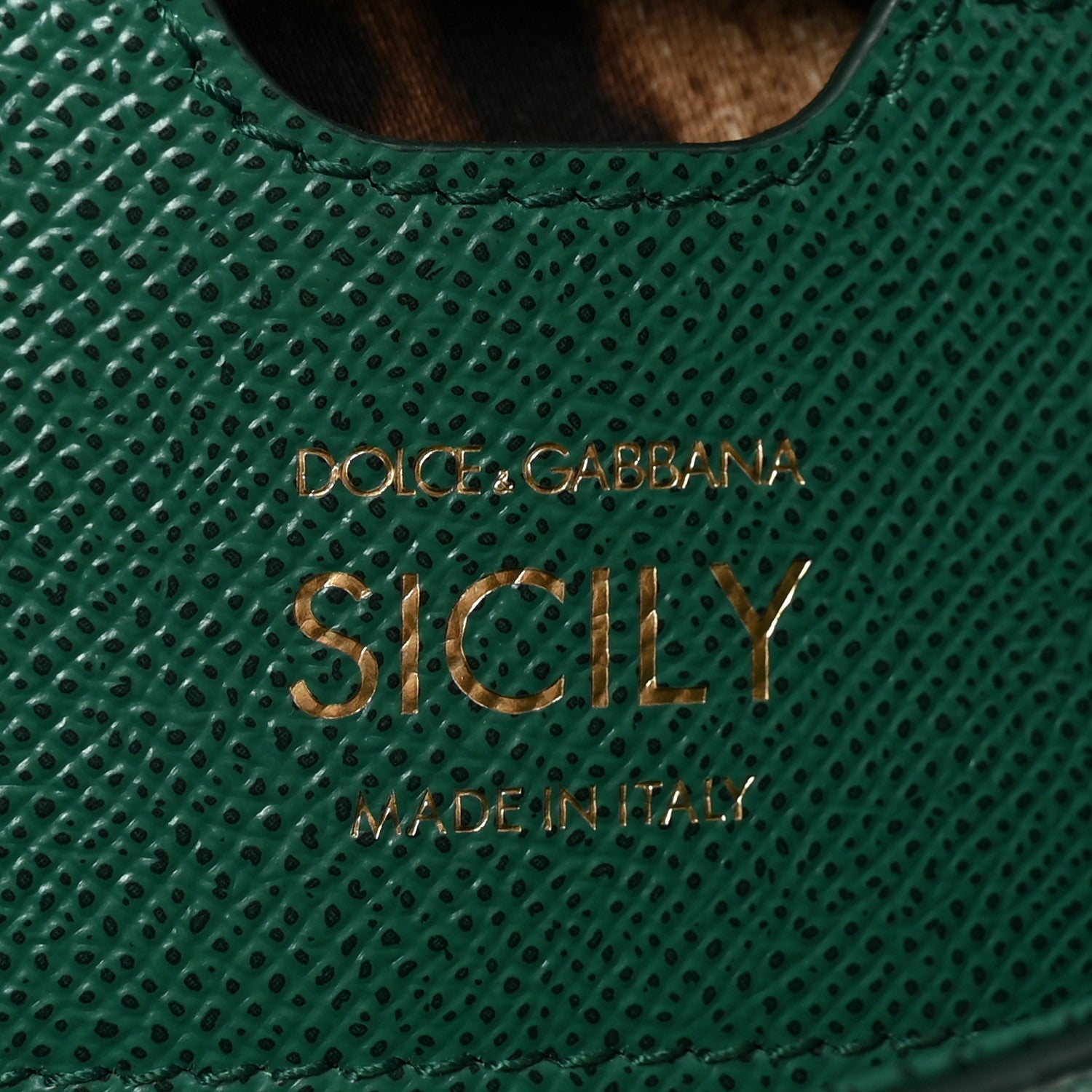 Dolce & Gabbana Dauphine Small Miss Sicily Satchel Green 6 of 9