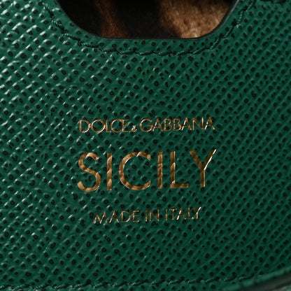 Dolce & Gabbana Dauphine Small Miss Sicily Satchel Green 6 of 9
