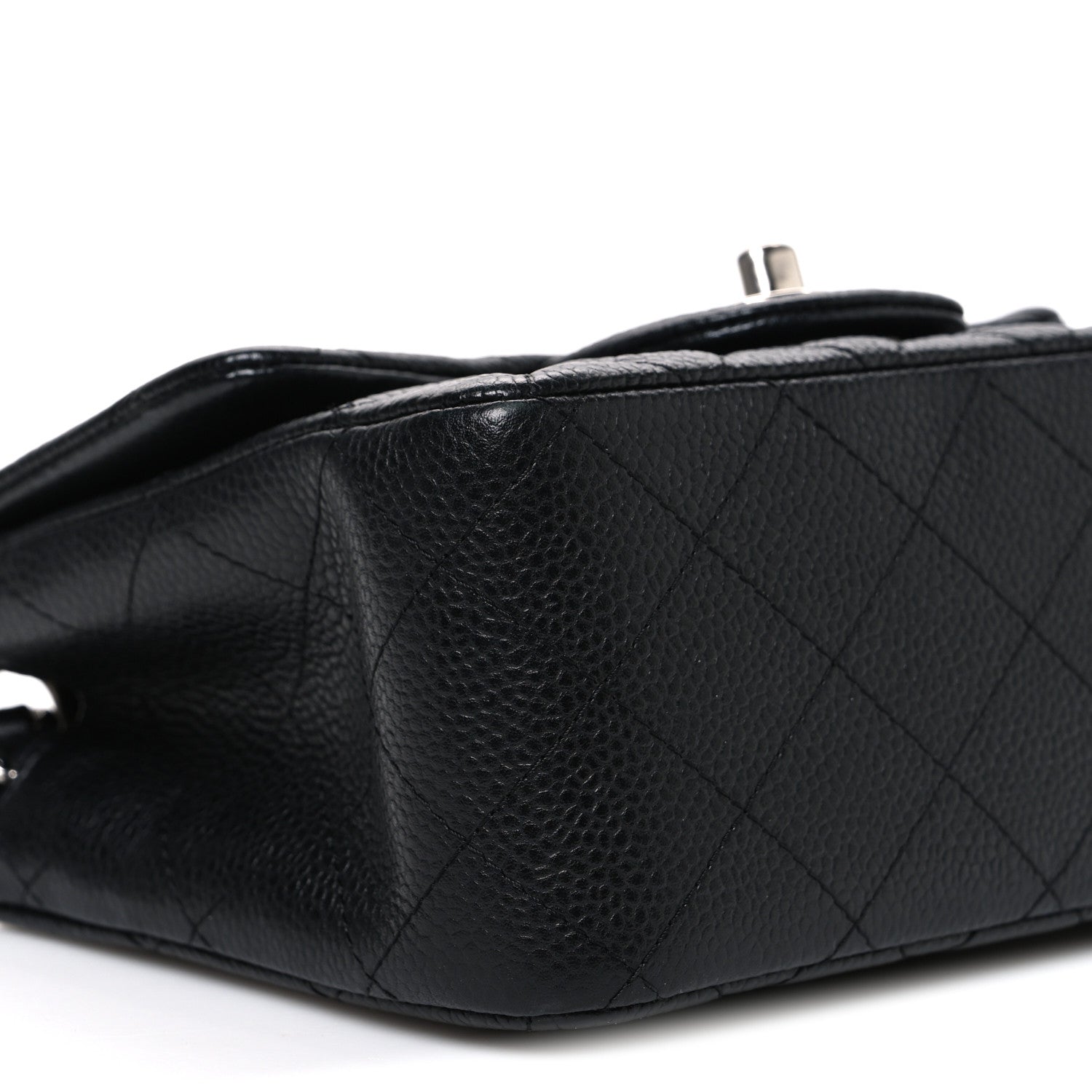 Chanel Caviar Quilted Mini Square Flap Black 9 of 10
