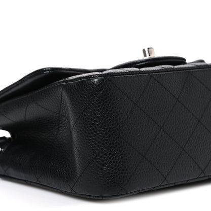 Chanel Caviar Quilted Mini Square Flap Black 9 of 10