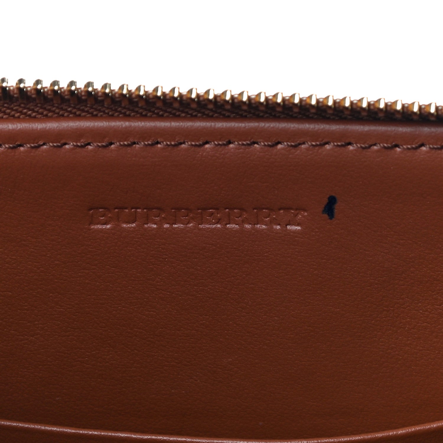 Burberry Haymarket Check Peyton Crossbody Clutch Bag Toffee 6 of 15