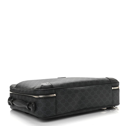 Gucci GG Supreme Monogram Briefcase Backpack Black Grey 5 of 13