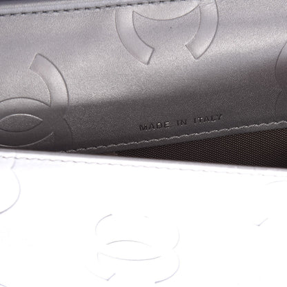 Chanel Calfskin Quilted Large Cambon Agenda Planner Black Silver 9 of 10