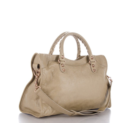 Balenciaga Agneau Giant 12 Rose Gold Hardware City Latte Beige 3 of 8
