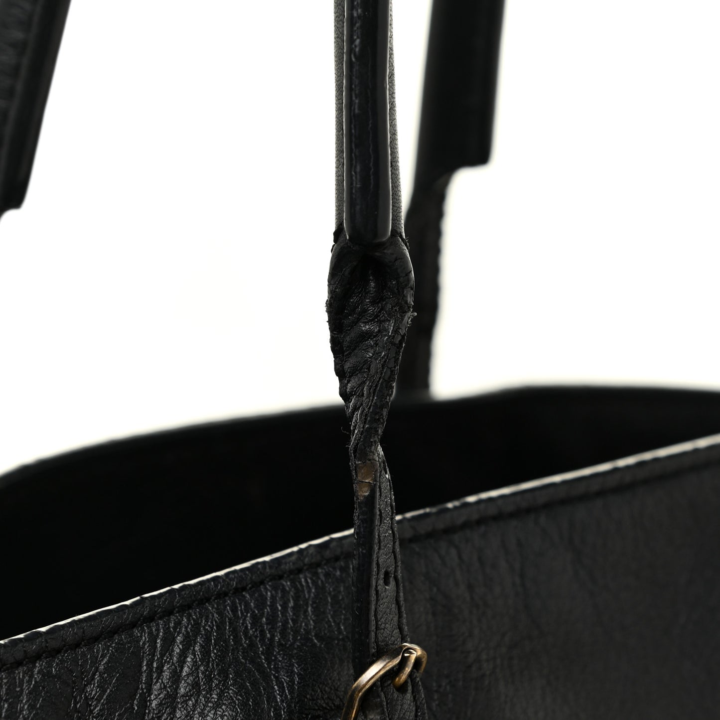 Supple Calfskin Papier A4 Tote Black
