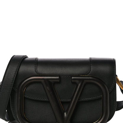 Valentino Garavani Calfskin Monochrome Small Supervee Crossbody Bag Black 7 of 11