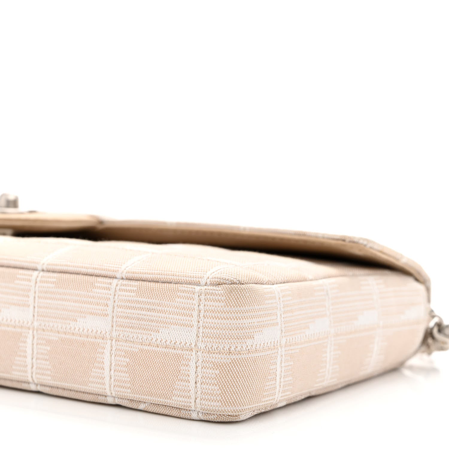 Chanel Nylon Travel East West Flap Beige 10 of 12
