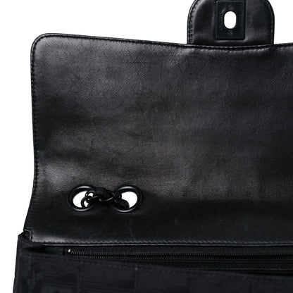 Chanel Nylon Medium Travel Flap Black 13 of 16