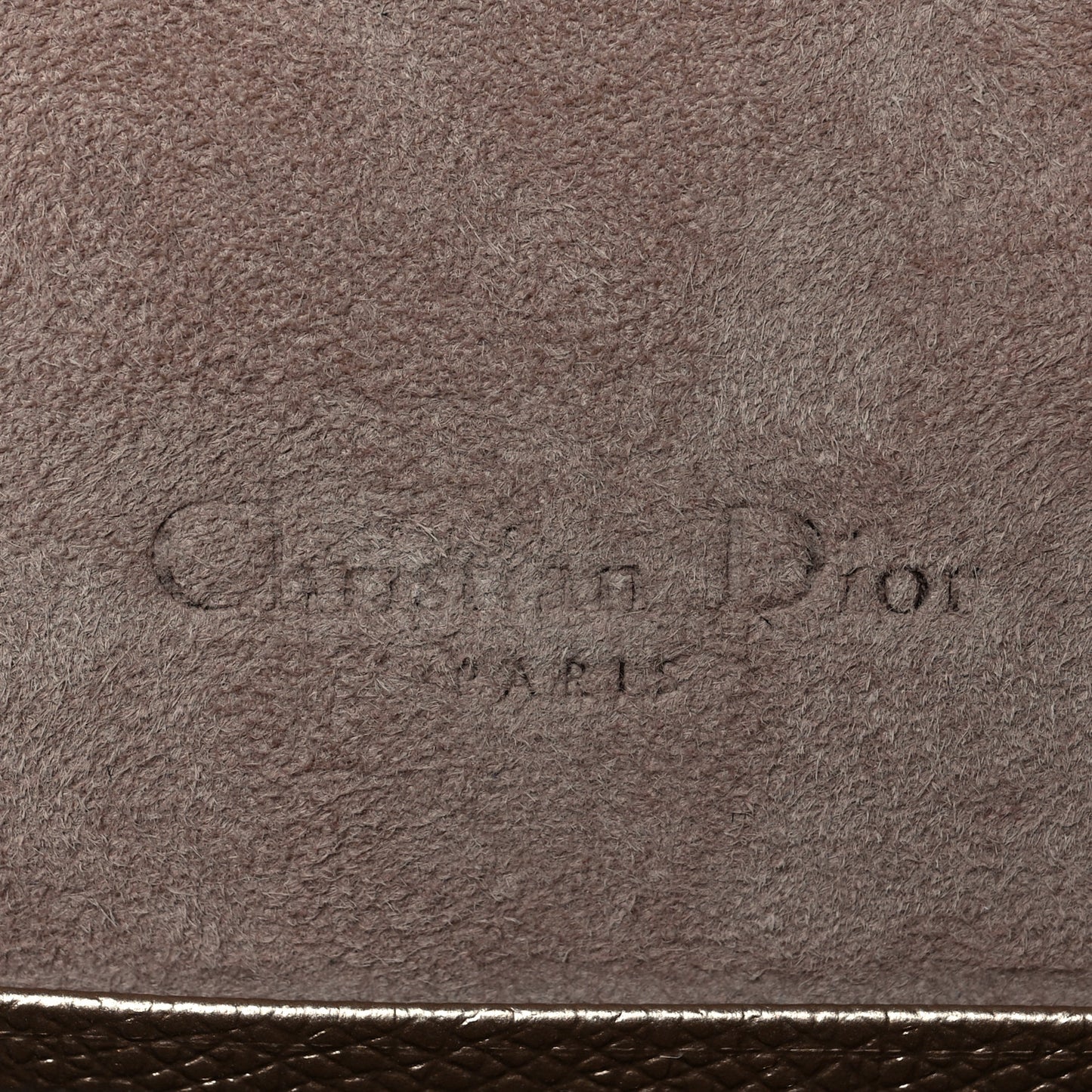 Metallic Grained Calfskin Saddle Belt Bag Gold