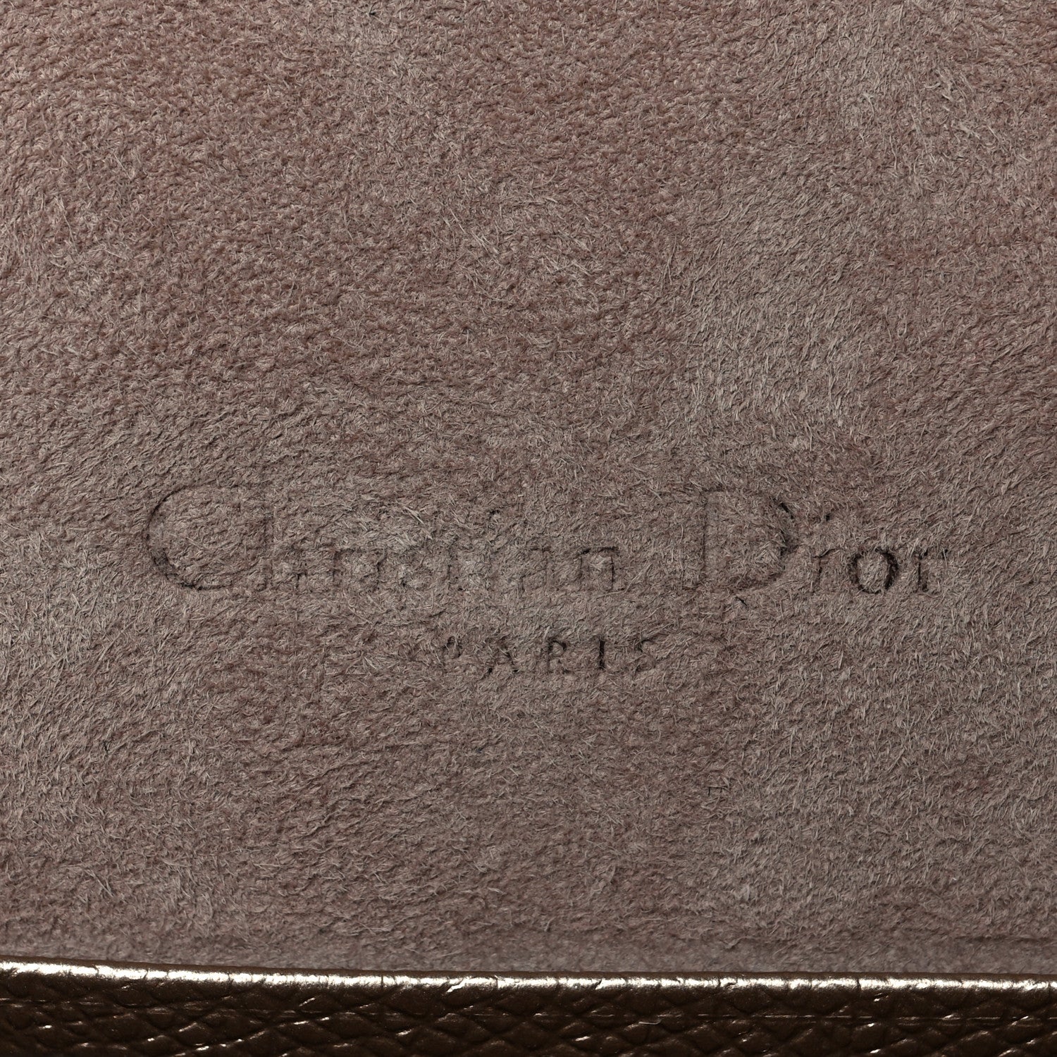 Christian Dior Metallic Grained Calfskin Saddle Belt Bag Gold 6 of 13