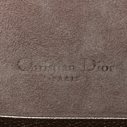 Christian Dior Metallic Grained Calfskin Saddle Belt Bag Gold 6 of 13