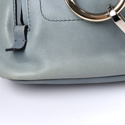 Chloe Suede Calfskin Mini Faye Backpack Washed Blue 14 of 19