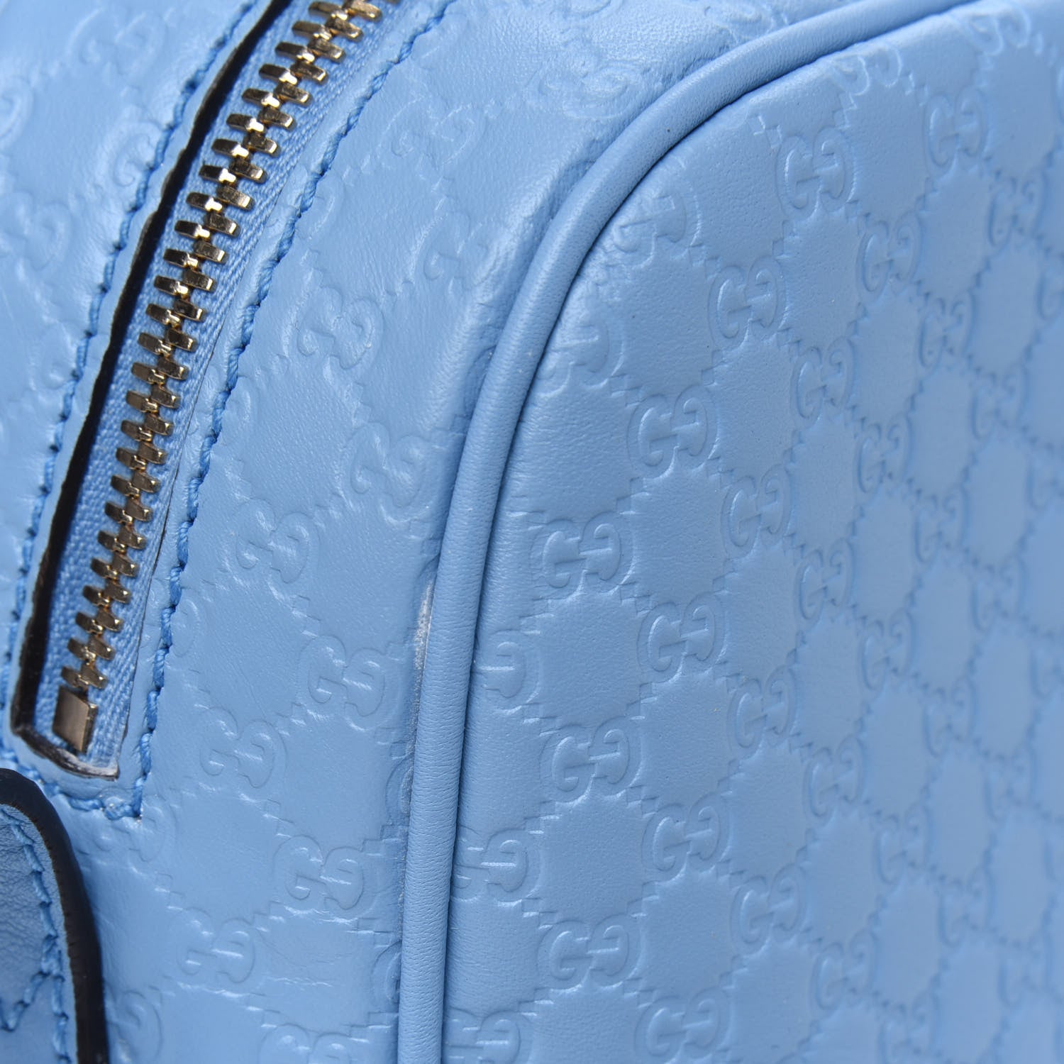 Gucci Microguccissima Mini Bree Messenger Bag Mineral Blue 5 of 7