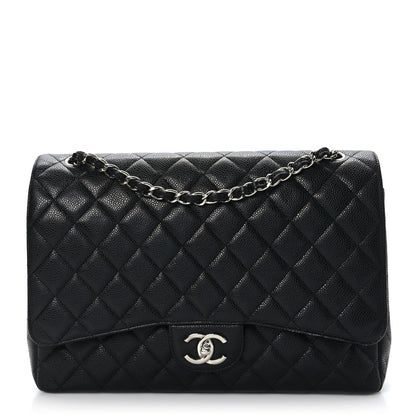 Chanel Caviar Quilted Maxi Double Flap Black 1 of 9