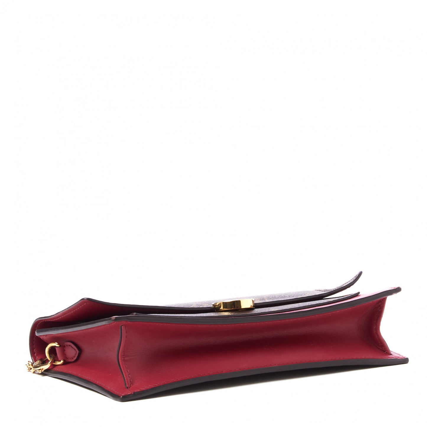 Monogram Flore Chain Wallet Fuchsia