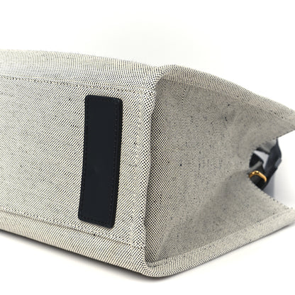 Versace Canvas Studded Logo Tote Bag Beige 11 of 11