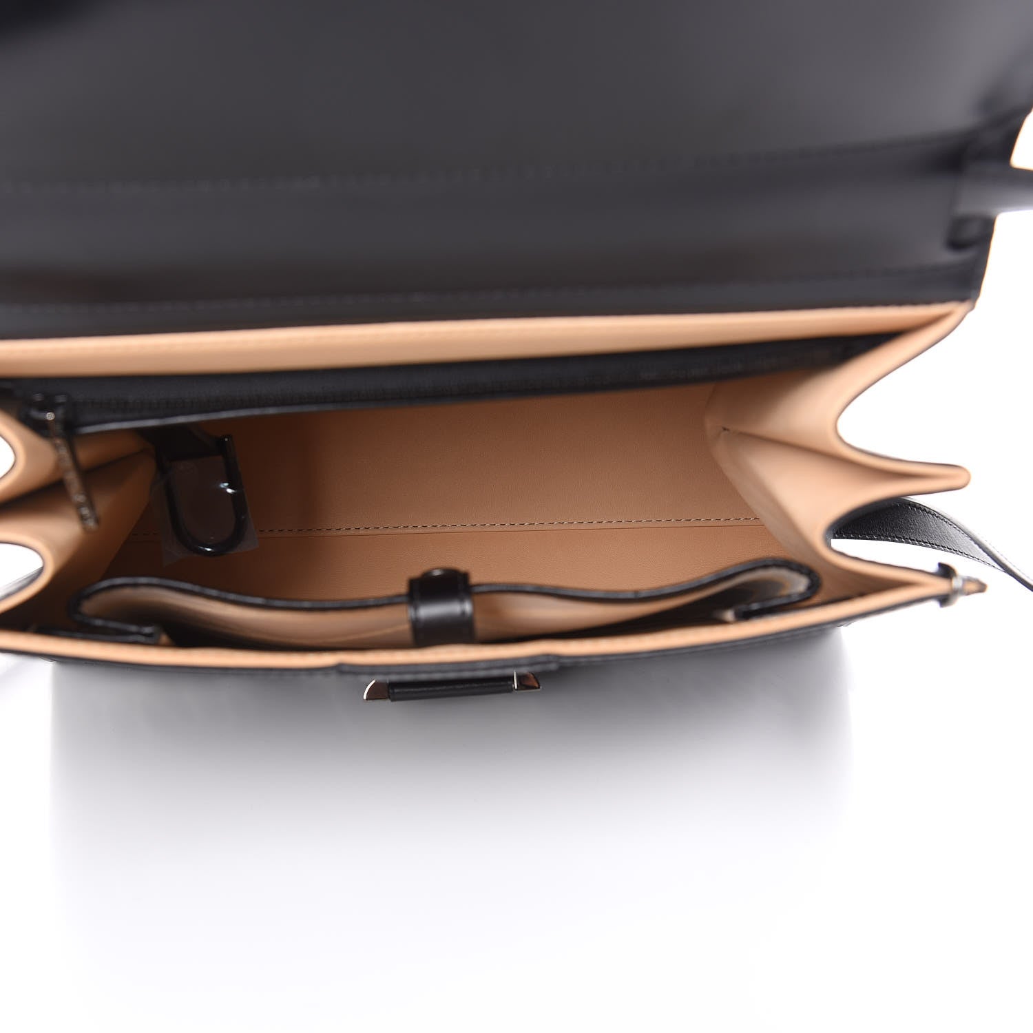 Delvaux Calfskin MM L'Humour Brillant Satchel Black 5 of 11
