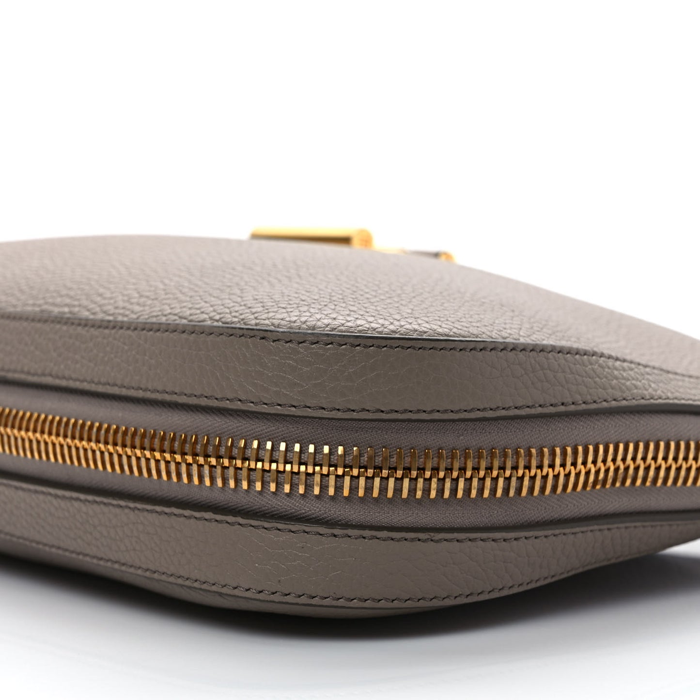 Grained Calfskin Tara Hobo Grey
