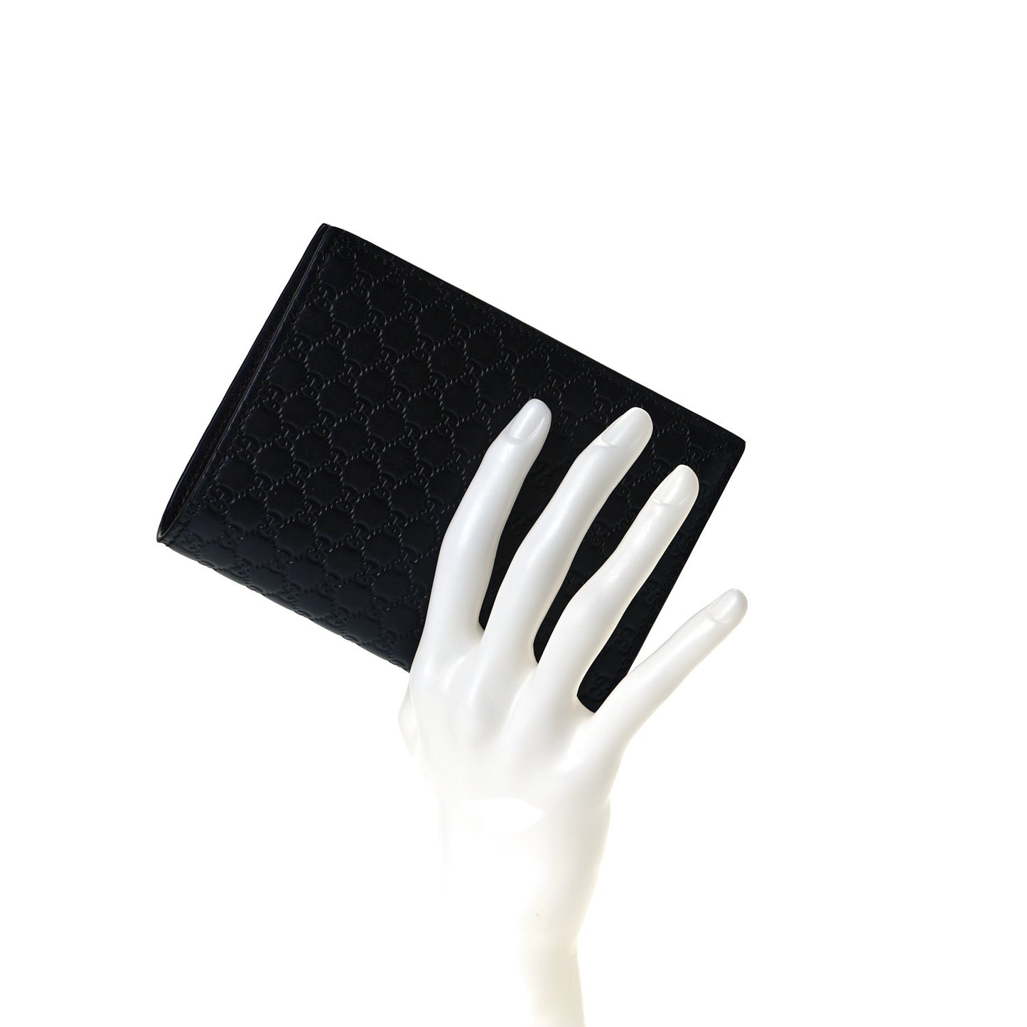 Microguccissima Passport Case Black