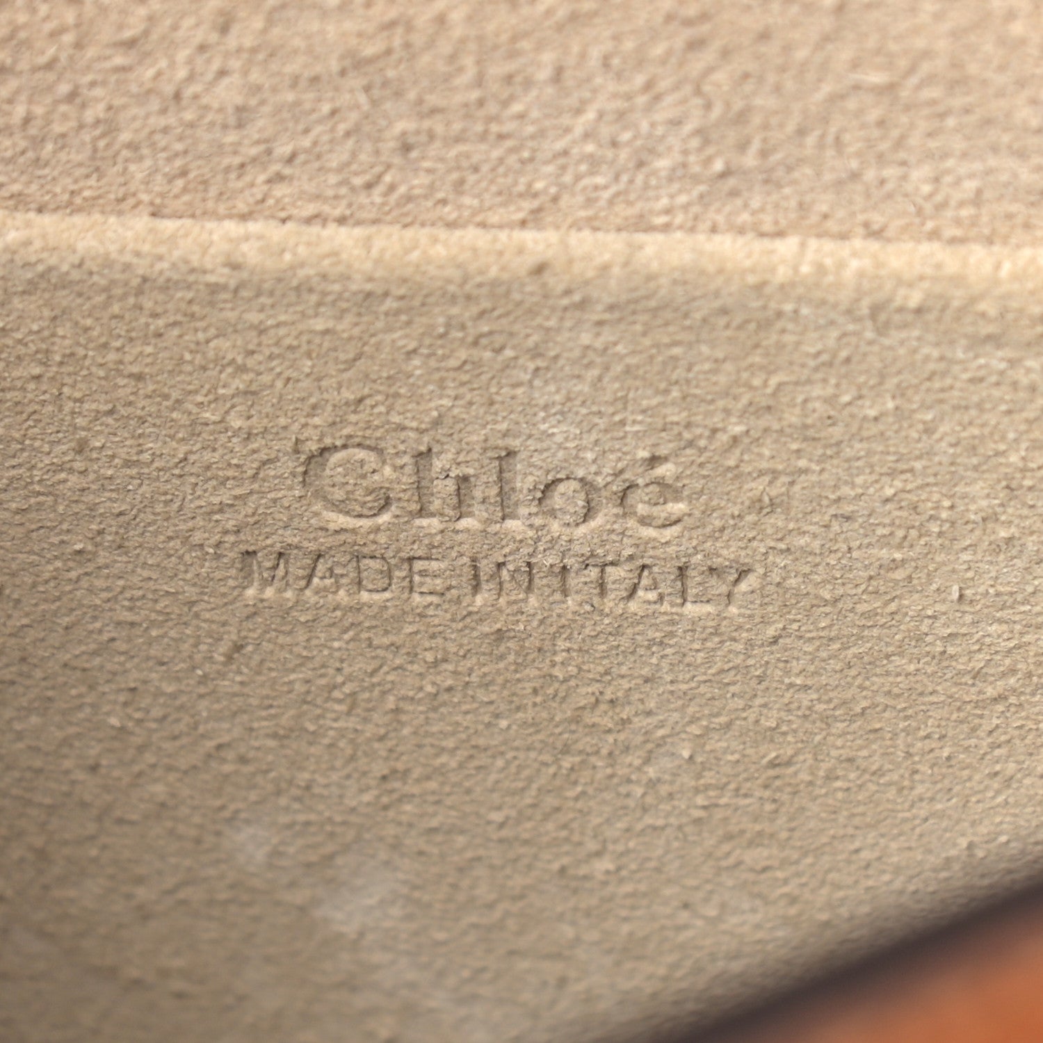 Chloe Calfskin Suede Small Nile Bracelet Bag Caramel 9 of 12