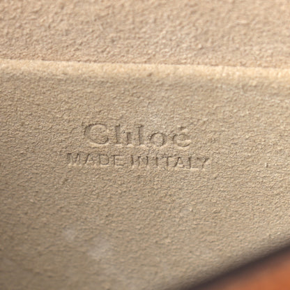 Chloe Calfskin Suede Small Nile Bracelet Bag Caramel 9 of 12