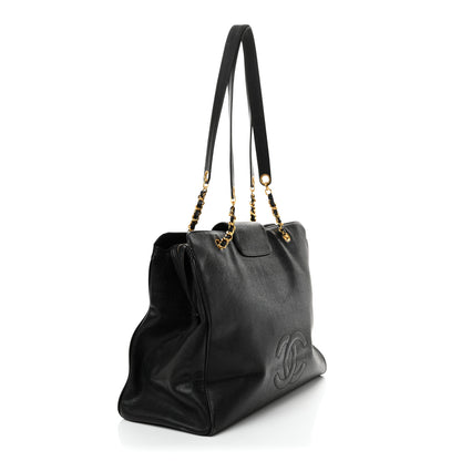 Chanel Caviar XL Weekender Bag Black 2 of 17