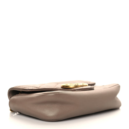 Gucci Calfskin Matelasse Super Mini GG Marmont Shoulder Bag Porcelain Rose 4 of 8
