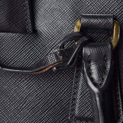Prada Saffiano Medium Galleria Double Zip Tote Black 23 of 23